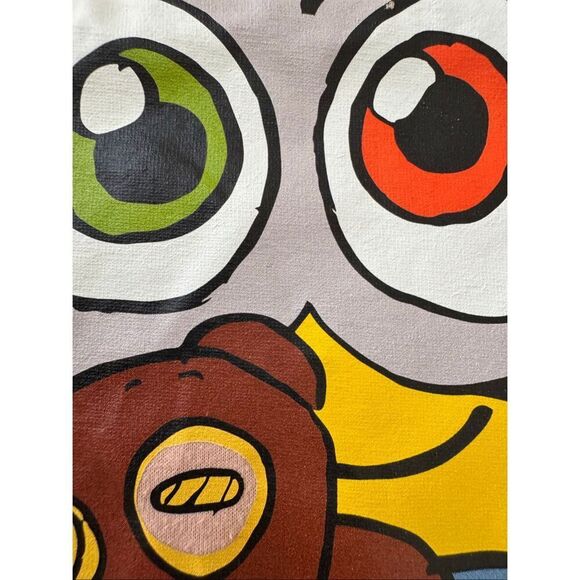 Minion holding teddy bear cute pink girls 5t t-shirt Outlash short sleeve crew n - Picture 2 of 4